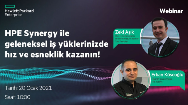 HPE Synergy Hem bulut tabanlı hem de geleneksel uygulamalar için hız ve esneklik