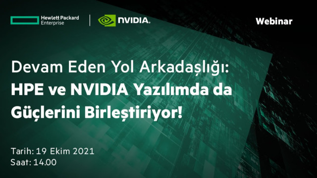 HPE ve NVIDIA Yazılımda da Güçlerini Birleştiriyor!