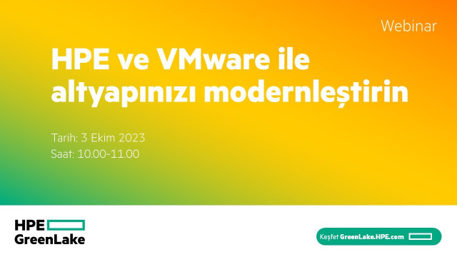 HPE ve VMware ile Altyapınızı Modernleştirin