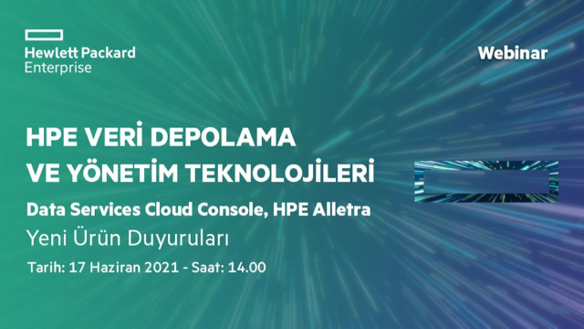 HPE Veri Depolama ve Yönetim Teknolojileri