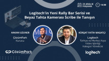Logitech'in Yeni Rally Bar Serisi ve Beyaz Tahta Kamerası Scribe ile Tanışın
