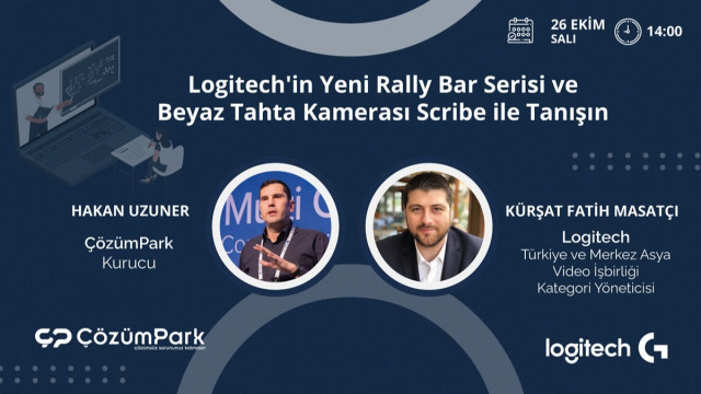 Logitech'in Yeni Rally Bar Serisi ve Beyaz Tahta Kamerası Scribe ile Tanışın