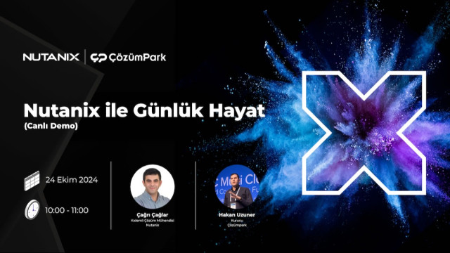 Nutanix ile Günlük Hayat - Canlı Demo