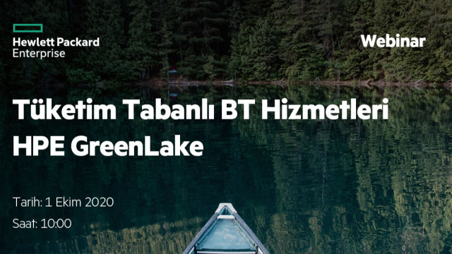 Tüketim Tabanlı BT Hizmetleri: HPE GreenLake