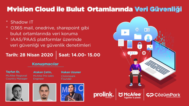 Webcast - Mvision Cloud ile Bulut Ortamlarında Veri Güvenliği