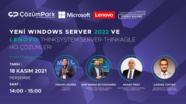 Yeni Windows Server 2022 ve Lenovo ThinkSystem Server-ThinkAgile HCI Çözümleri