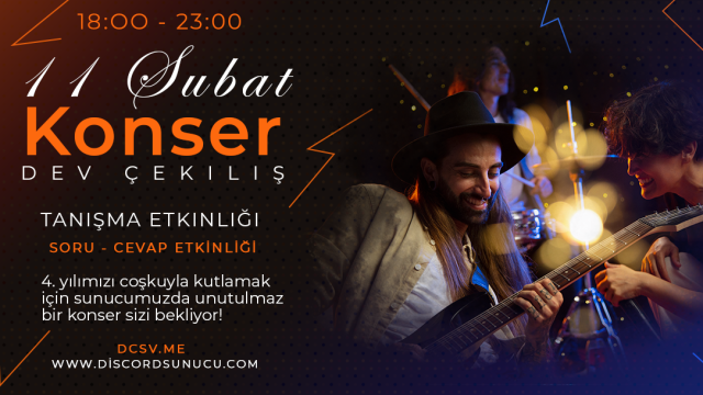 Tanışma & Konser Etkinliği