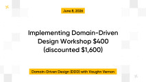 Implementing Domain-Driven Design Workshop $400 (discounted $1,600)