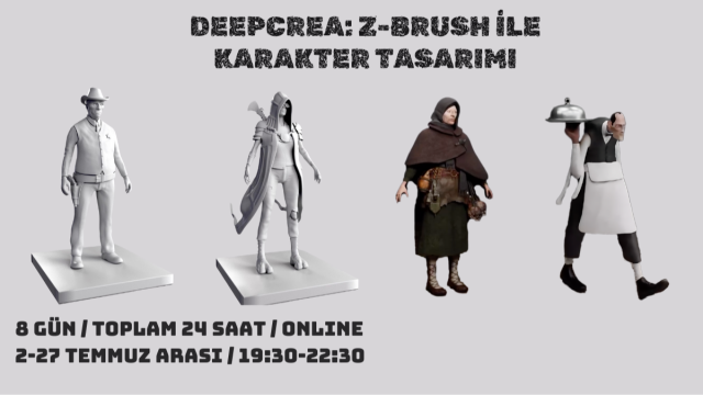 DeepCREA: Z-Brush ile Karakter Tasarımı