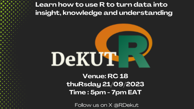 Dekut R Community thuRsday Meetup