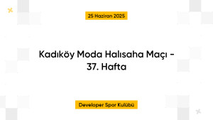 Kadıköy Moda Halısaha Maçı - 37. Hafta