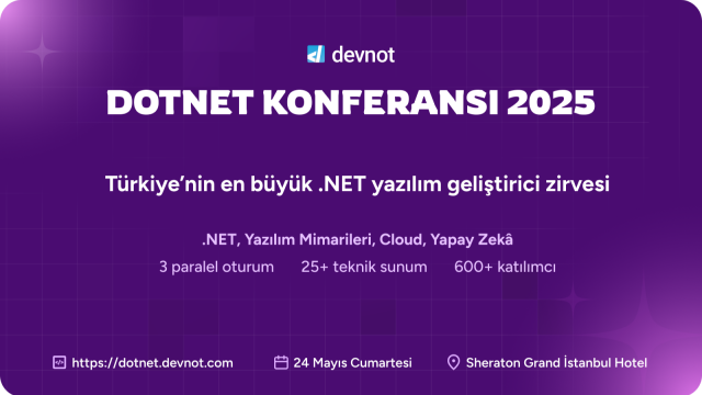 Dotnet Konferansı 2025 - Bireysel Katılım