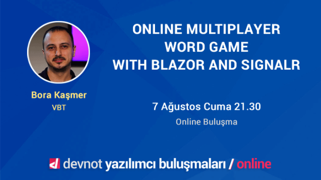 Online Multiplayer Word Game with Blazor & SignalR