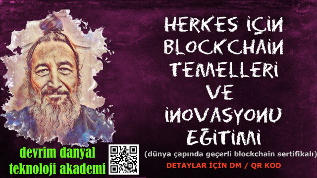 SERTİFİKALI - Herkes İçin Blockchain Temelleri ve İnovasyonu Eğitimi - 30 Ocak