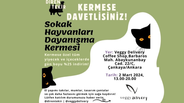 Sokak Hayvanları ile Dayanışma Kermesi