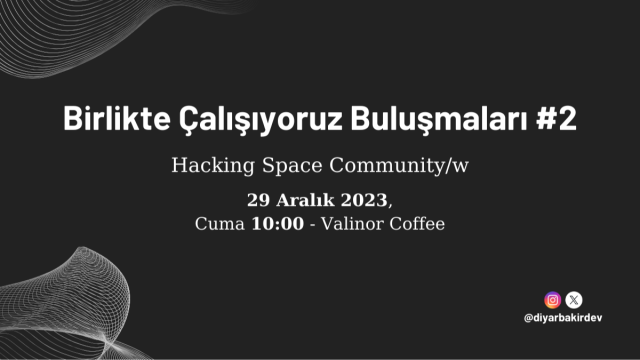 Birlikte Çalışıyoruz Buluşmaları #2