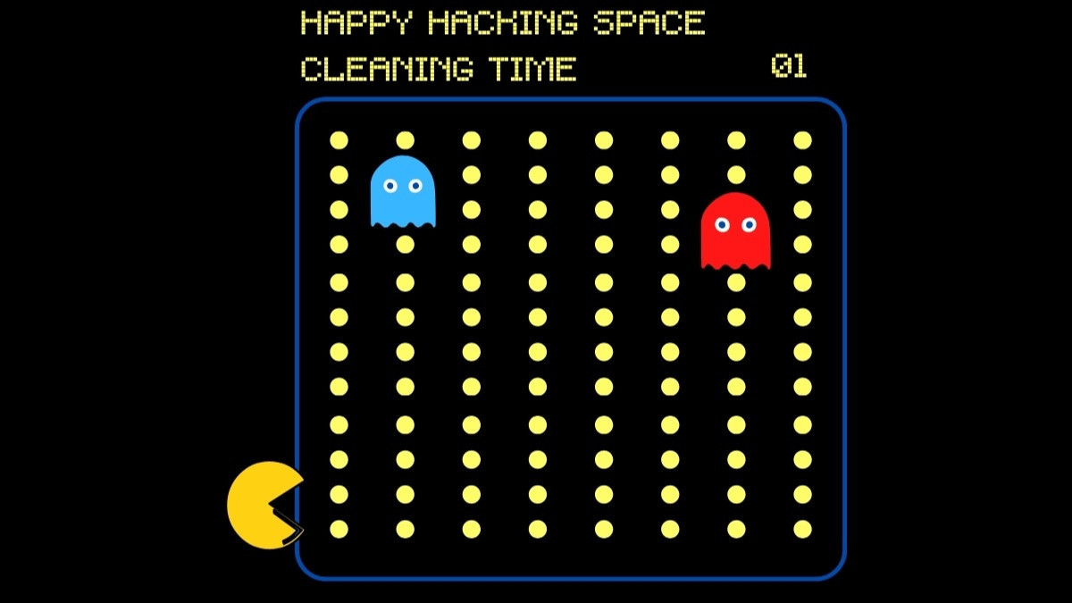 Happy Hacking Space Cleaning Time