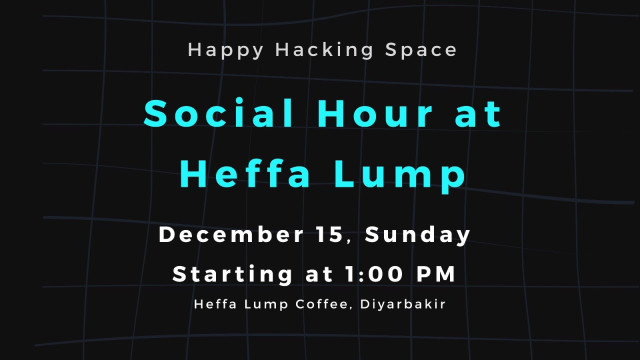 Happy Hacking Space Social Hour #3