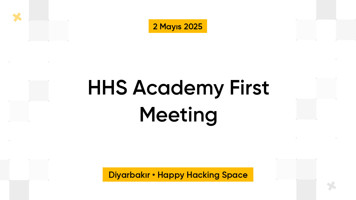 HHS Academy First Meeting