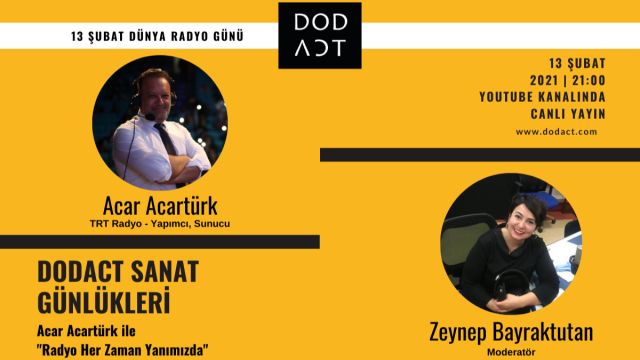 DODACT Sanat Günlükleri - Acar Acartürk ile "Radyo Her Zaman Yanımızda"