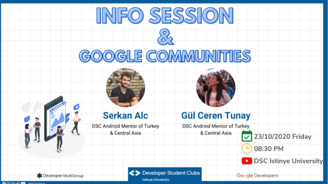 Info Session & Google Communities