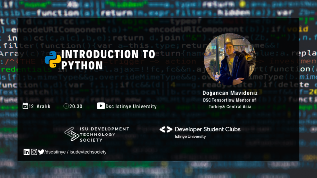 Introduction to Python