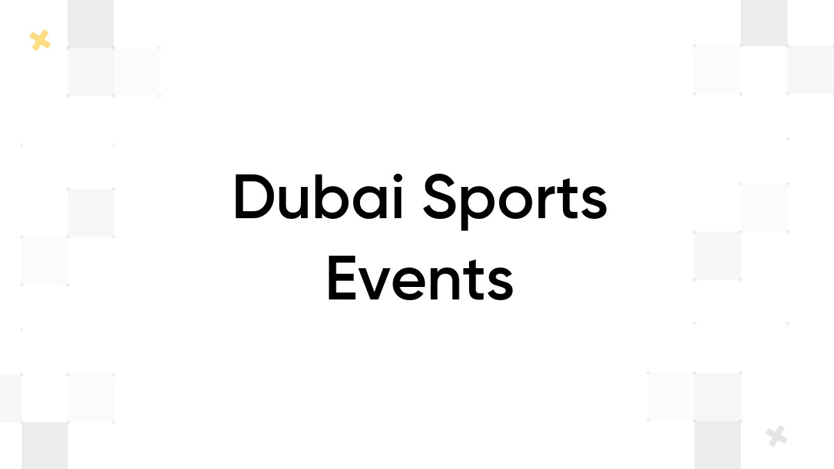 Dubai Sports Events Kommunity