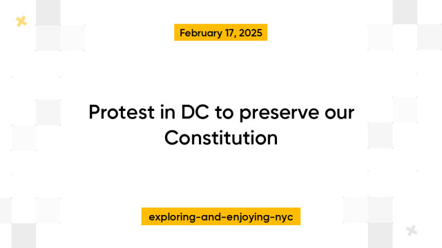 Protest in DC to preserve our Constitution