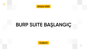 BURP SUITE BAŞLANGIÇ