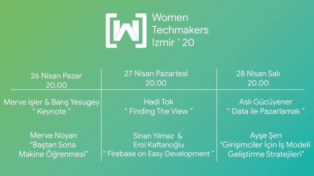 Women Techmakers Izmir IWD '20 Day 3