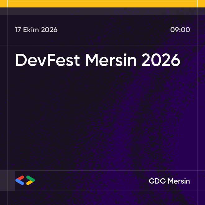 DevFest Mersin 2026