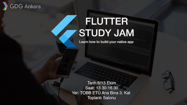 Flutter Study Jam - Flutter ile Mobil Uygulama Geliştirme