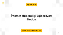 İnternet Haberciliği Eğitimi Ders Notları