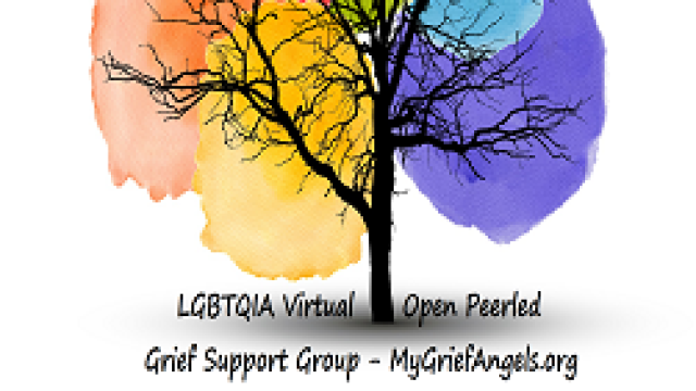 LGBTQIA Loss: Virtual Open Peerled Grief Support Chat - MyGriefAngels.org