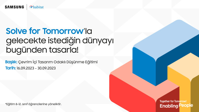 Solve For Tomorrow Projesi Çevrim İçi Tasarım Odaklı Düşünme Eğitimi