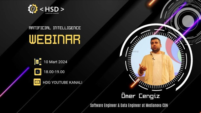 ARTIFICIAL INTELLIGENCE WEBINAR - HSD Karaman