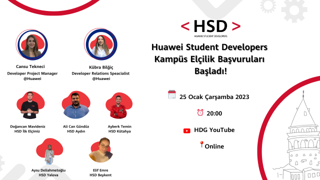 Huawei Student Developers Kampüs Elçilik Başvuruları Başladı!