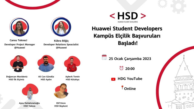Huawei Student Developers  Kampüs Elçilik Başvuruları Başladı!