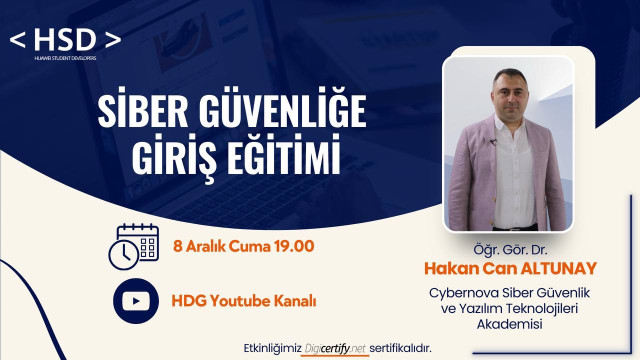 Siber Güvenliğe Giriş Eğitimi