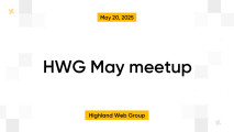 HWG May meetup highlight photo