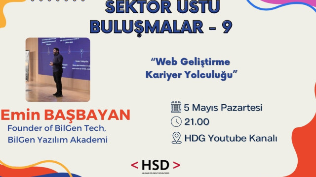 HSD Fırat - “Web Geliştirme Kariyer Yolculuğu” - Emin BAŞBAYAN