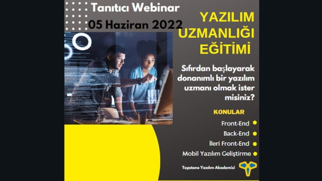 Yazılım Uzmanlığı Eğitimi Tanıtıcı Webinar