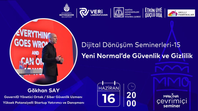 Dijital Dönüşüm Seminerleri-15 Yeni Normal'de Güvenlik ve Gizlilik | 16 HAZİRAN