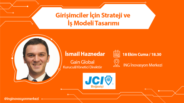 Girişimciler İçin Strateji ve İş Modeli Tasarımı - İsmail Haznedar (Gain Global)
