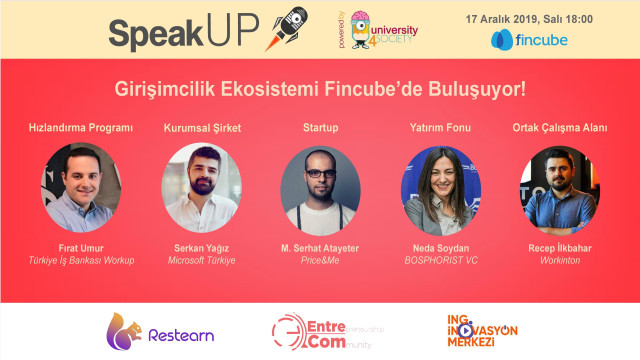 University4Society - SpeakUP Girişimcilik Ekosistemi Buluşması