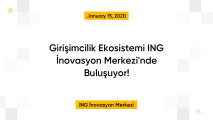 Girişimcilik Ekosistemi ING İnovasyon Merkezi'nde Buluşuyor!