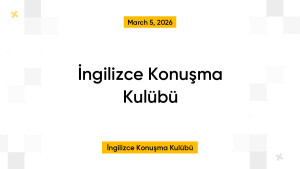İngilizce Konuşma Kulübü