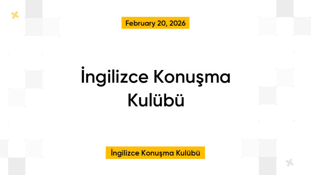 İngilizce Konuşma Kulübü
