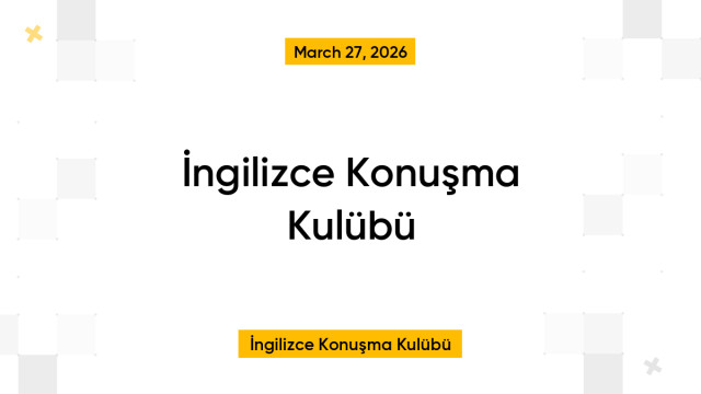 İngilizce Konuşma Kulübü