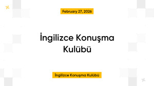 İngilizce Konuşma Kulübü